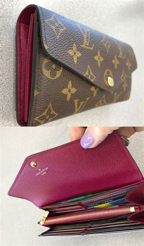 louis vuitton wallet sarah.